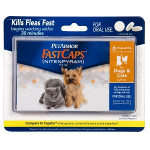 best flea pill for dogs: PetArmor FastCaps (nitenpyram