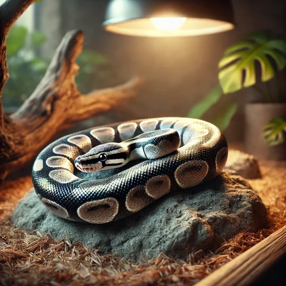 Axanthic Ball Python